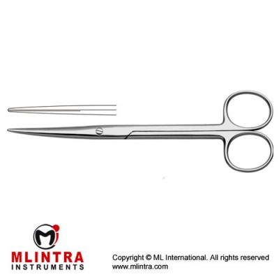 Lexer-Fino Delicate Dissecting Scissor Straight - Slender Pattern Stainless Steel, 16.5 cm - 6 1/2"
